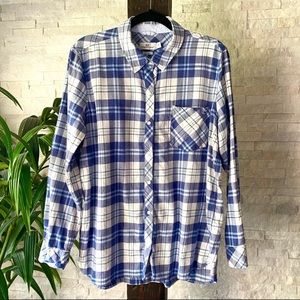 VINEYARD VINES Pacific Plaid Chilmark Relaxed Button Down Flannel